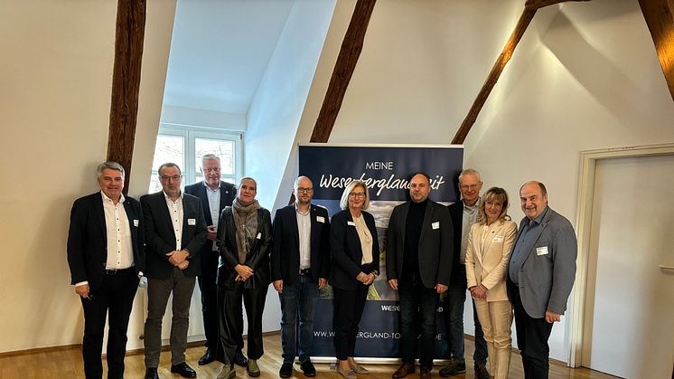 Vorstand des Weserbergland Tourismus e.V. bei der Mitgliederversammlung 2023