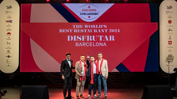 Disfrutar i Barcelona utnevnt til verdens beste restaurant 2024.