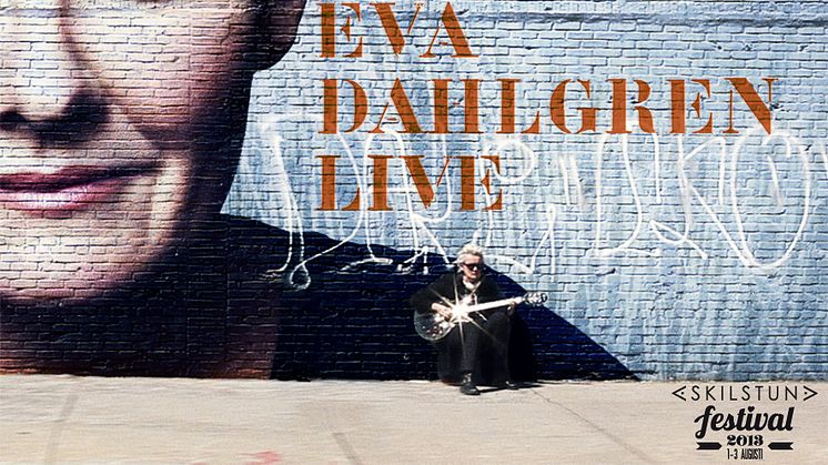 Eva Dahlgren kommer till Eskilstunafestivalen 1-3 augusti 2013. Se hela programmet!