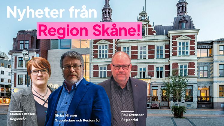 Nyhetsbrev från SD Region Skåne - Augusti