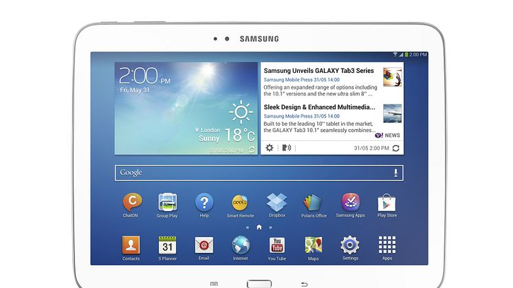 Nu kommer Samsung Galaxy Tab 3 - Ett hat-trick i surfplattor ger stor valmöjlighet