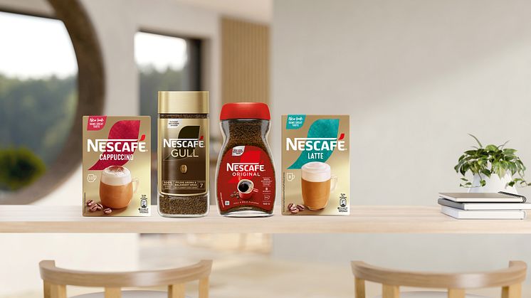 Nescafé gjennomfører sin største rebranding noensinne