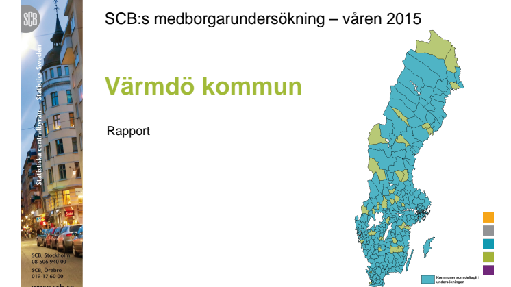 Medborgarundersökning rapport Värmdö 2015