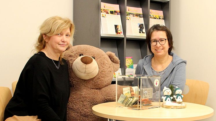Tatjana Thurow und Kerstin Stadler vom Kinderhospiz Bärenherz 
