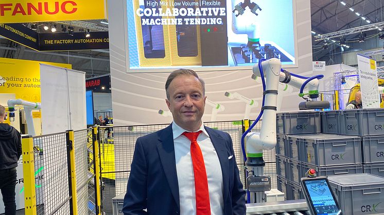 Elmia Automation ger ett bra tillfälle att visa upp hela bredden inom factory automation, konstaterar Cerold Andersson, vd FANUC Nordic AB.