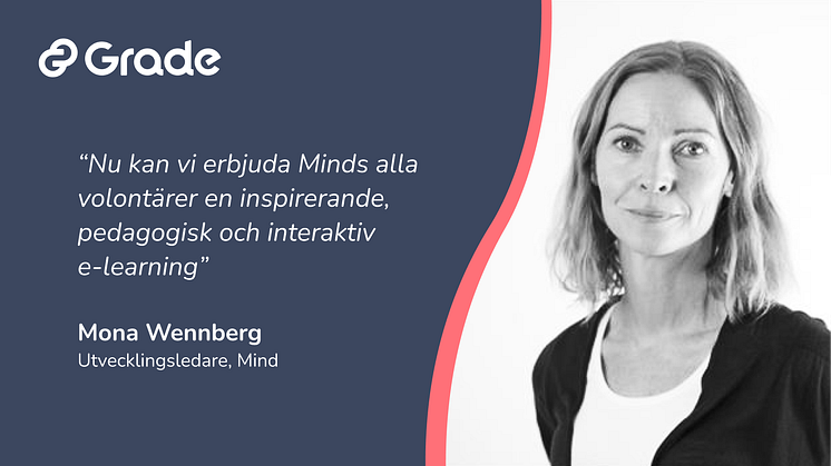 Utvecklingsledare Mona Wennberg berättar om Minds nya viktiga utbildning