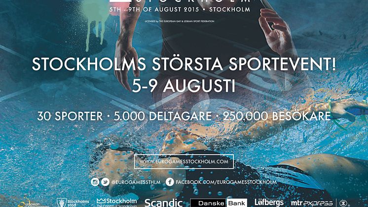 MTR Express sponsrar världens största sportevent för hbtq-personer