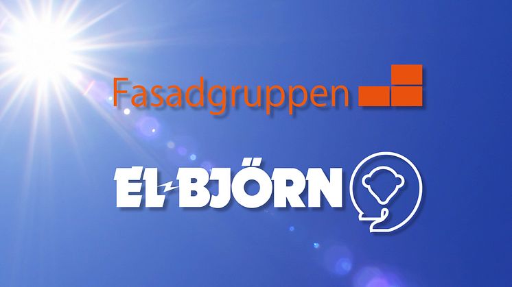 Fasadgruppen och El-Björn i samverkan för hållbar uppvärmning vid fasadarbeten