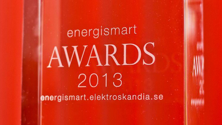 Energismart Awards 2013. SISAB & ESYLUX prisbelönta för sitt energiarbete!