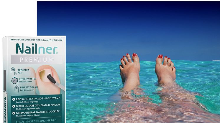 Tips från Nailner! Så blir du kvitt nagelsvampen i sommar