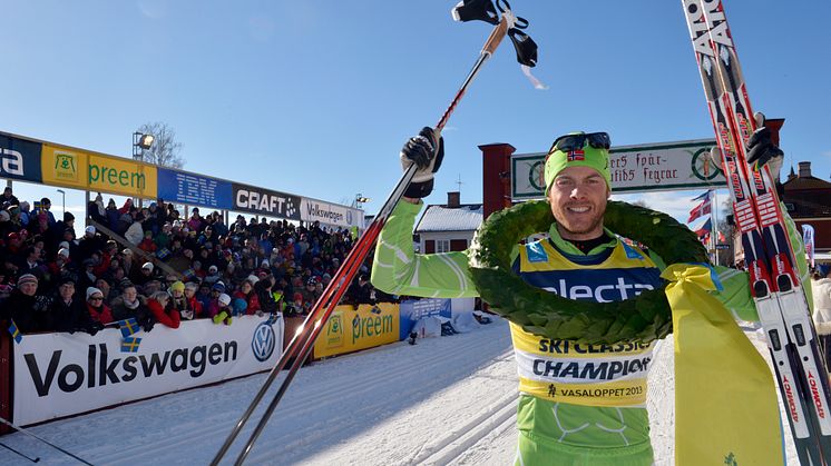 Jörgen Aukland vann Vasaloppet 2013