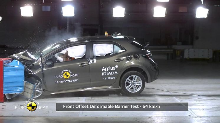 Toyota Corolla Euro NCAP testing montage May 2019
