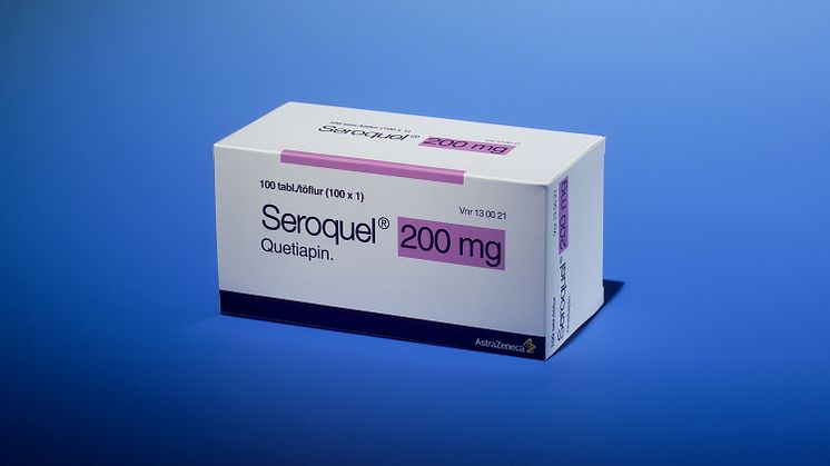 Seroquel 200 mg, förpackning