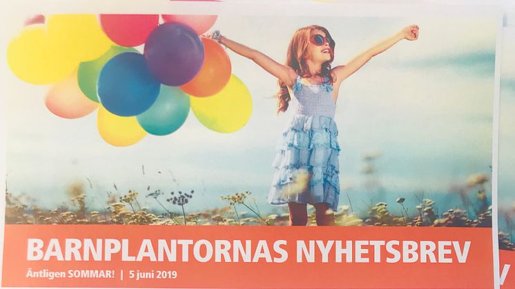 BARNPLANTORNAS NYHETSBREV den 5 juni 2019