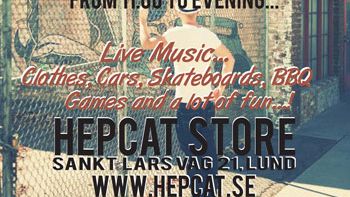 BBQ, jeansquiz, skatetävling och Livemusik i HepCat Store
