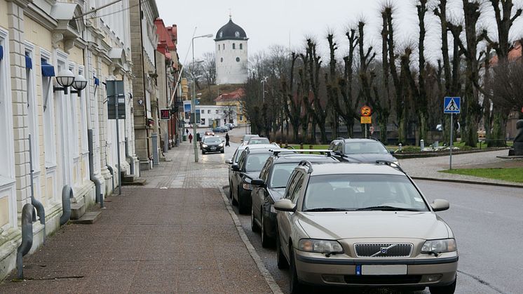 Gratis parkering två timmar i centrum