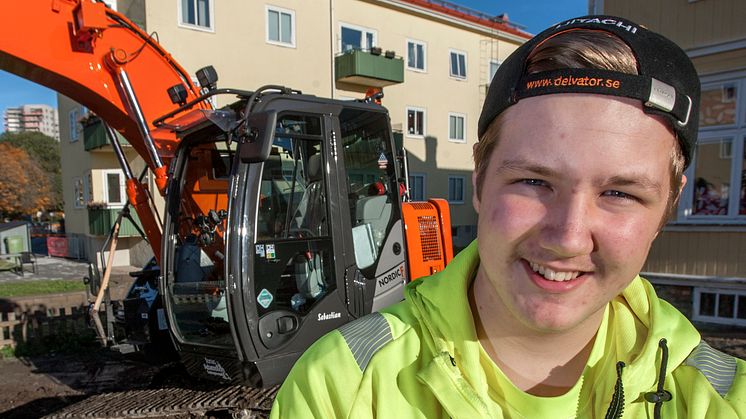 Ung kille med bra maskin ger lyckad rekrytering