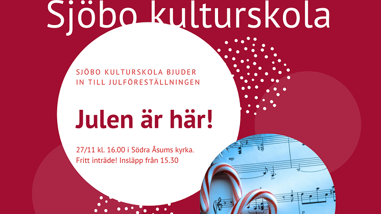 Julstämning utlovas på kulturskolans föreställning