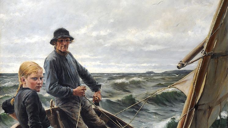 Edelfelt, På havet