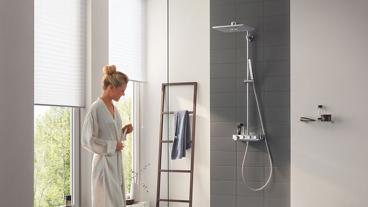 GROHE tuo markkinoille uuden Euphoria SmartControl -suihkujärjestelmän.