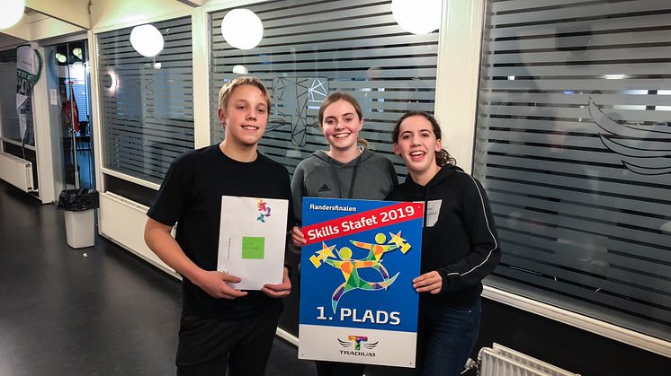 Nørrevangsskolen vandt Randersfinalen i Skills Stafet på Tradium 