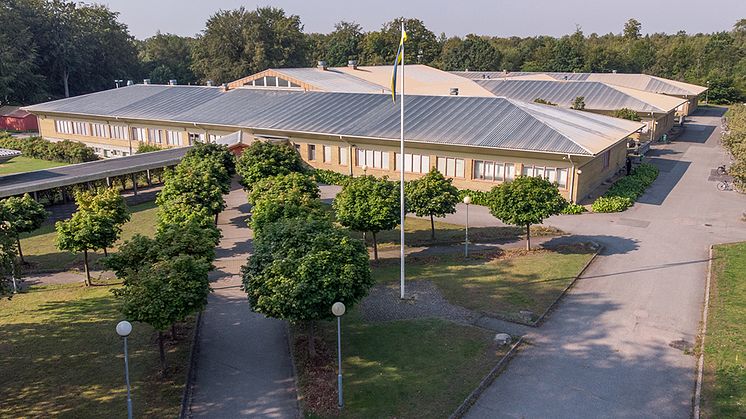 Bokelundsskolan i Sölvesborgs kommun. Högupplösta pressbilder på skolan och på barn- och utbildningschef Martin Åsman finns att ladda ner via länk nedan. Foto: Sölvesborgs kommun.