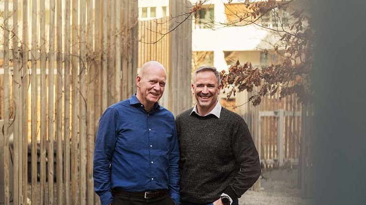 Patrik Myrberg och Sebastian Lindqvist bidrar till LINK Arkitekturs satsning på bostadsarkitektur. Foto: Malin Nerby