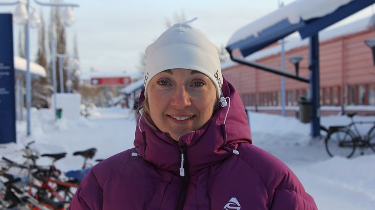 Nina Lintzén, forskare i geoteknik vid Luleå tekniska universitet