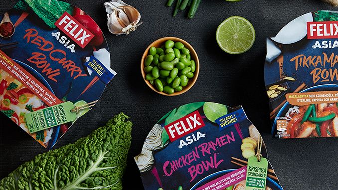 Blixtvisit till Asien med Felix Asia Bowls i klimatsmart förpackning 