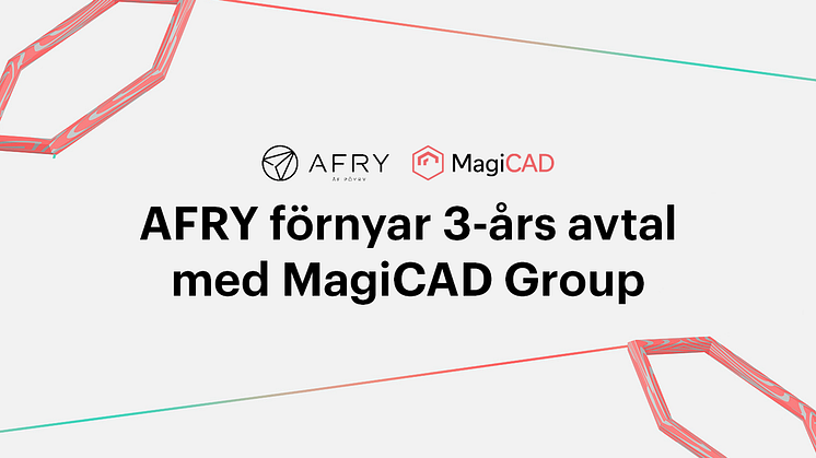 AFRY förnyar 3-års avtal med MagiCAD Group