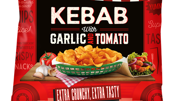 LTD Food Truck 2019 från Estrella: Kebab med vitlök och tomat