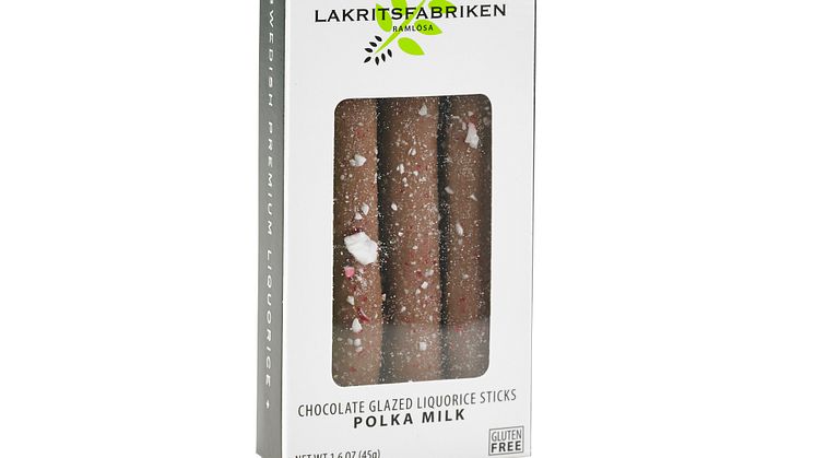 Liquorice Sticks Milk Chocolate & Polka, 45g
