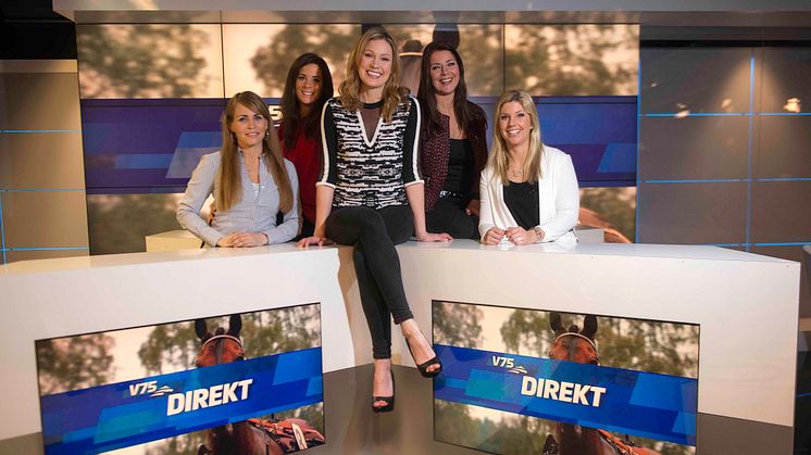 Fem kvinnor skriver sport-tv-historia!