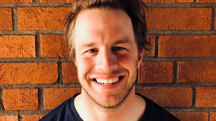 Niklas Eriksson, stipendiat 2018 i Kungens 70-årsfond