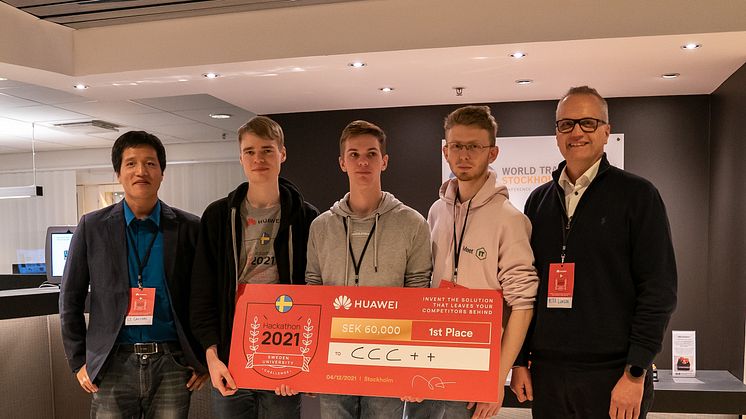 Svenska studenter programmerade framtidens lösningar under Huaweis Hackathon