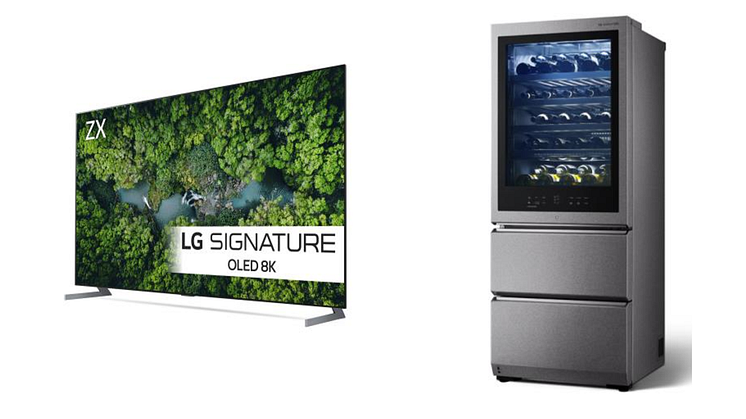 LG presenterer to nye produkter i deres eksklusive SIGNATURE-serie