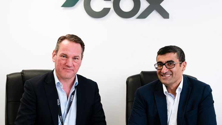 Cox Marine - From left - Gavin Wesson and Ghassan Al Binali