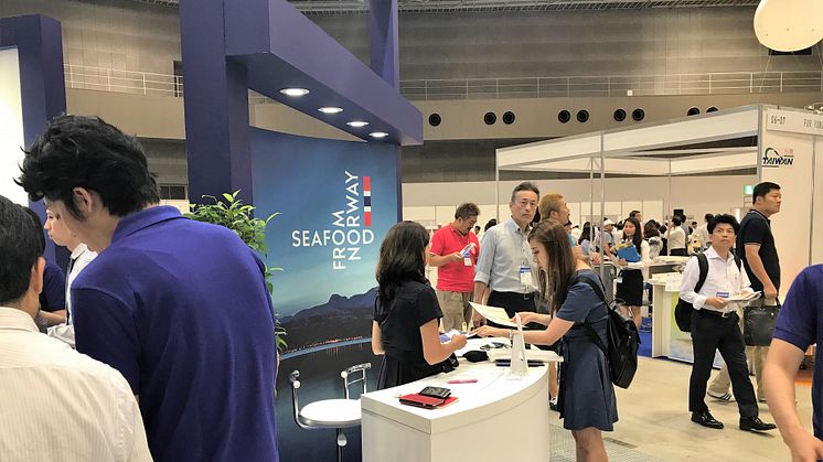 Norges sjømatråd på Tokyo International Seafood & technology Expo