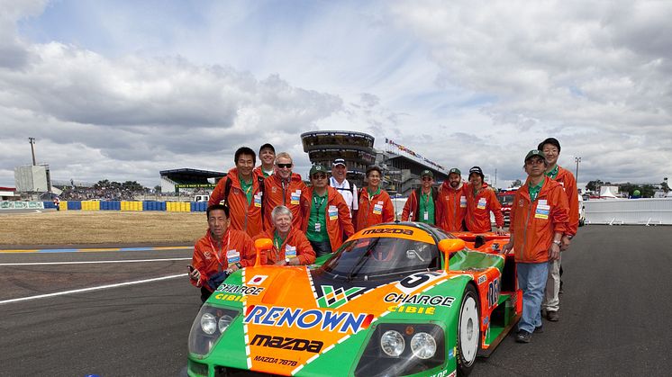 The Mazda 787B returns to Le Mans