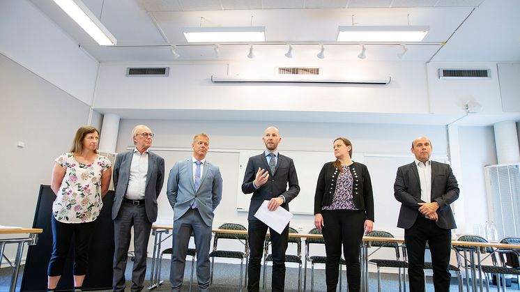 Etableringen tillkännagavs under en presskonferens med gruppledarna Catarina Ask (MP), Anders Sundström (SJVP), Johan Grön och (C),  Claes Nordmark (S) från Bodens kommun samt Hanna Eriksen (Fortum) och Michael Kempi (Fortum).