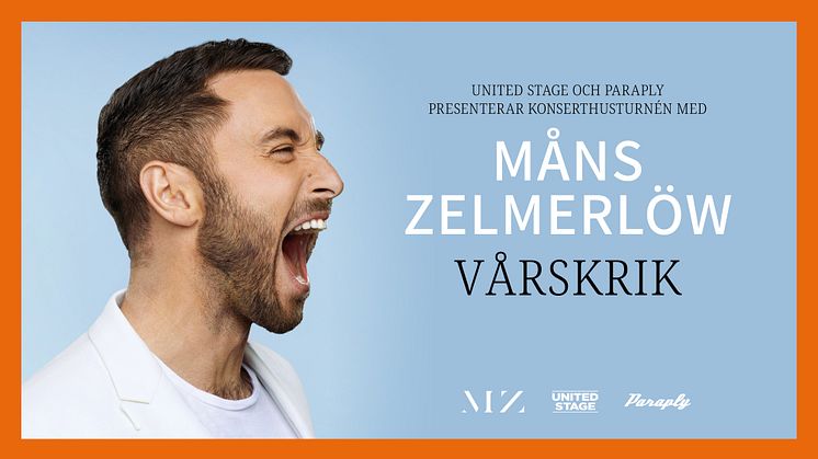 Måns Zelmerlöw ger sig ut på sin första konserthusturné, våren 2023!