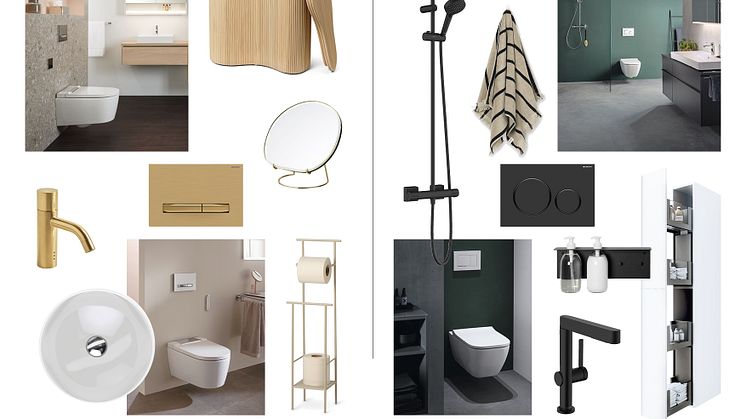 To klik fra en ny stil på badeværelset: En lille firkant med stor betydning