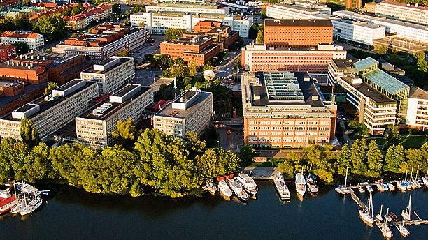 Vy över Solna Strand. Foto: Vasakronan.