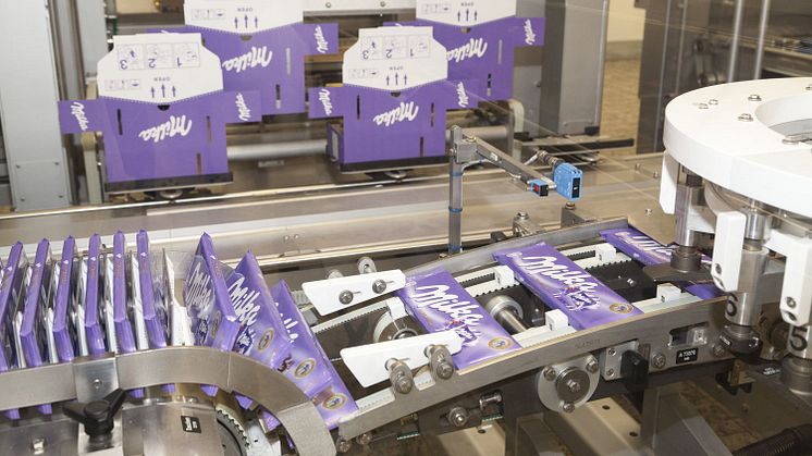 Süße Rekorde im Milka Werk Bludenz: Weltklasse Milka Ski Stars eröffnen Weltklasse-Produktionslinie