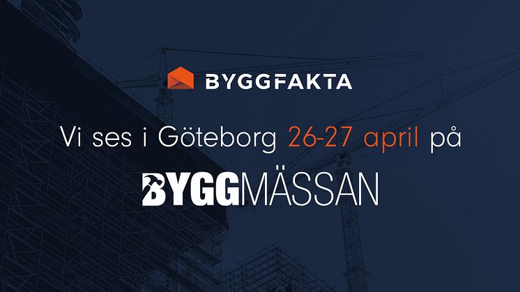 Har du inte möjlighet att träffa oss på Byggmässan i Göteborg så får du istället många bra tips direkt här nedanför. Rapporter du borde ladda ner, färsk byggstatistik, erbjudande om att få en gratis lista med planerade byggprojekt och mycket mer...