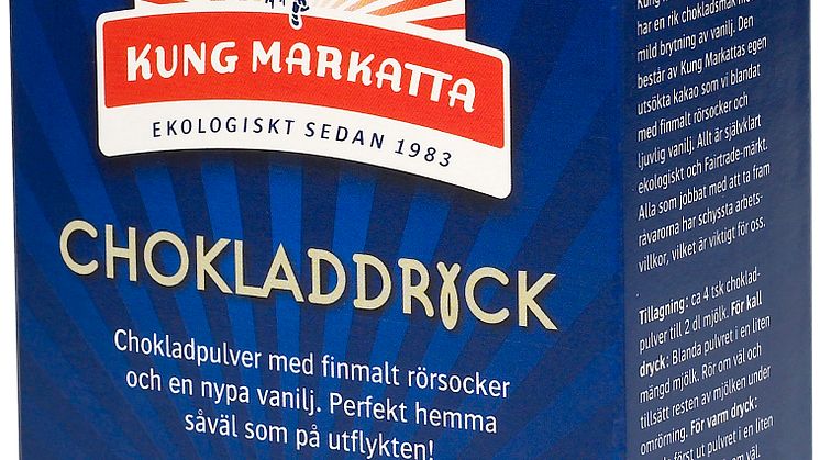 Kung Markatta lanserar KRAV- och Fairtrade-märkt Chokladdryck