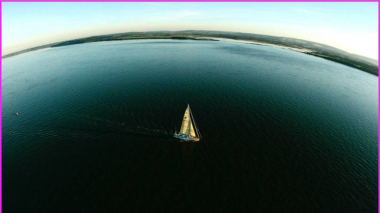 The ocean can be a big empty, lonely space when on a solo trip around the world... 