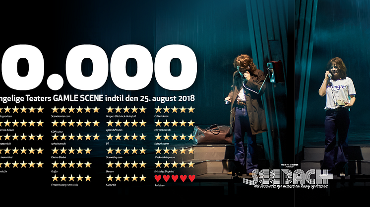 Fredericia Teaters SEEBACH bliver den bedst sælgende musical siden 2001 og forlænger nu for sidste gang!