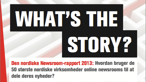 Nordic Newsroom Report 2013