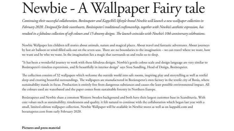 Newbie - A Wallpaper Fairy tale